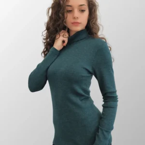 Maglia con lupetto Sophie in Modal Lana Cashmere