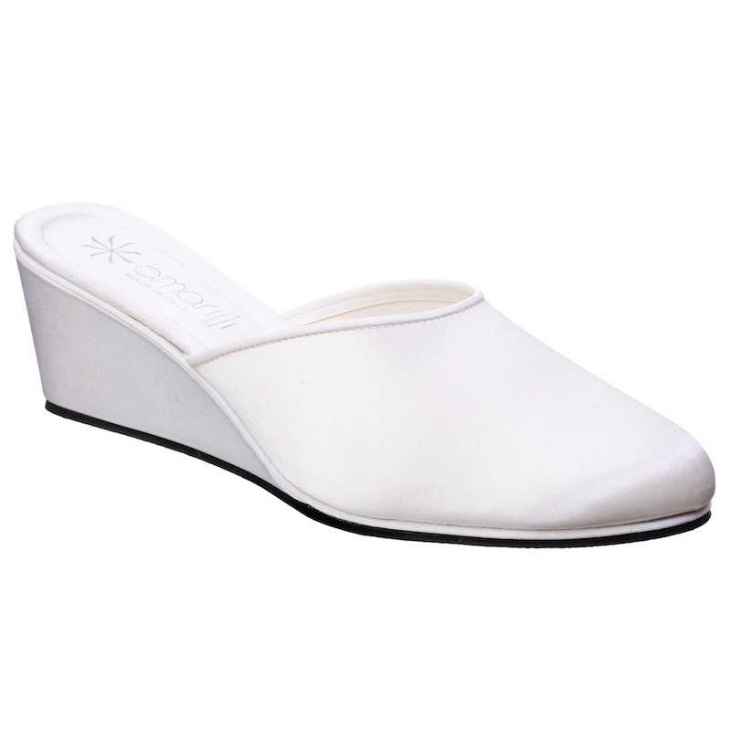 Beatrice Bianca: Pantofole da Sposa in raso