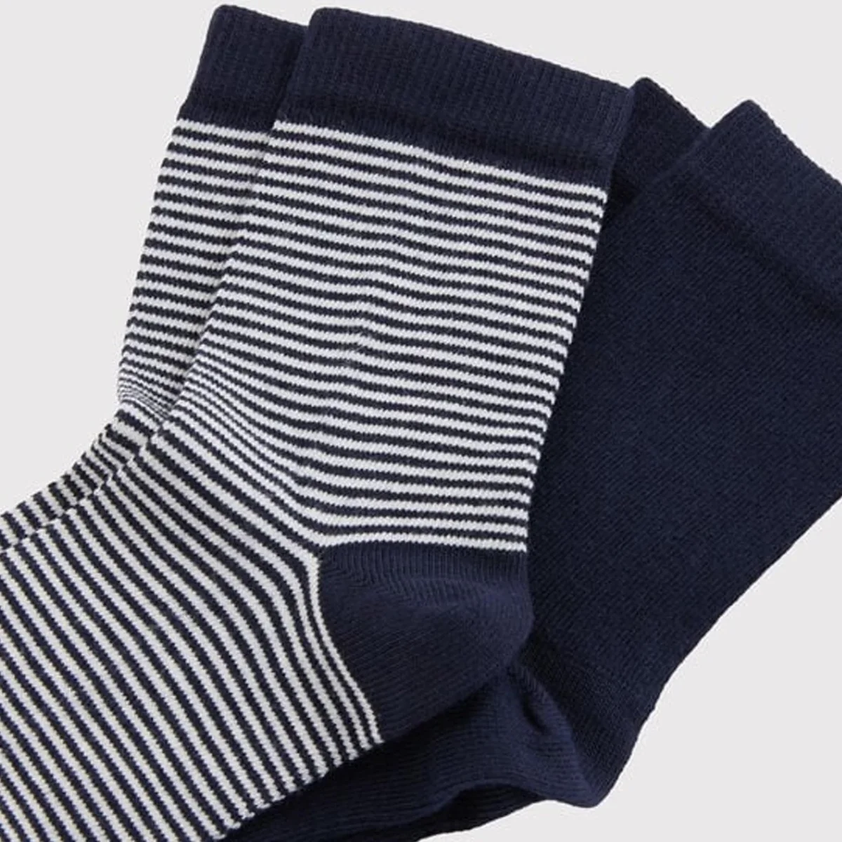 2 PAIA DI CALZINI IN COTONE MILLERIGHE BAMBINO - immagine 3