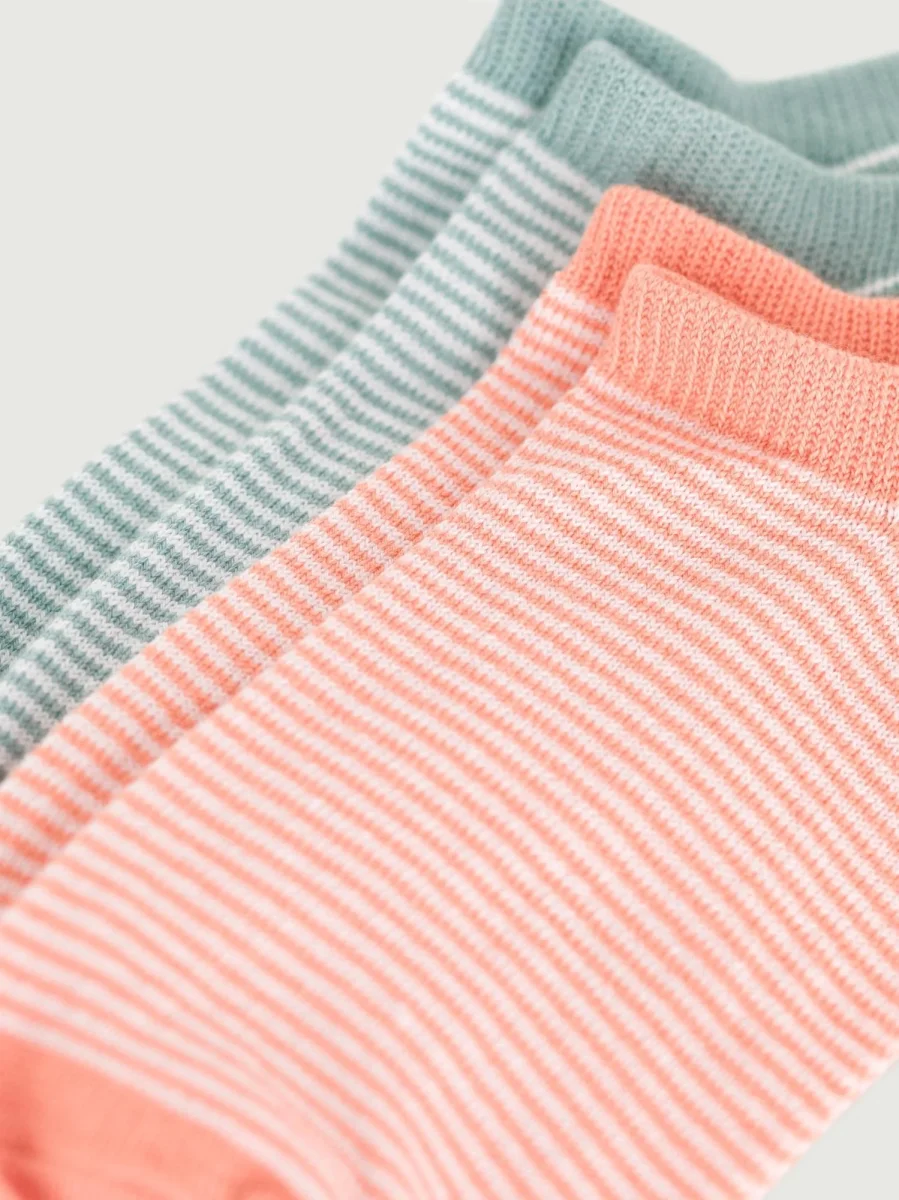 2 paia di calzini bambino in cotone millerighe - immagine 3