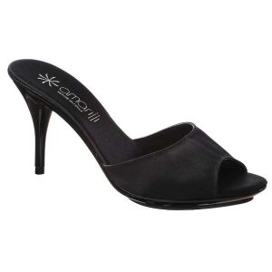 Giulia Nera: Ciabatte da Donna in raso Tacco 9