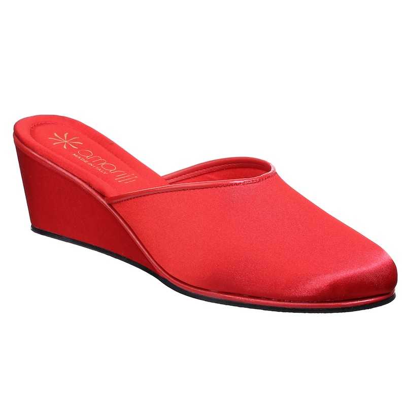 Beatrice: Pantofole da Donna in raso di Cinque Colori