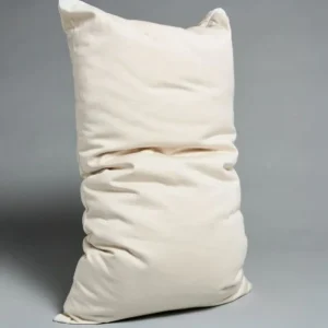 Cuscino Anemone, in falde di lana e cotone