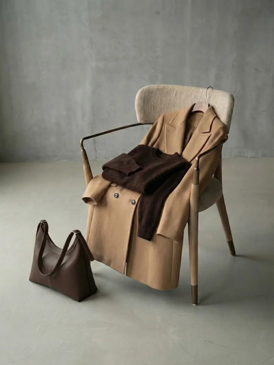 CAPPOTTO DOPPIOPETTO CAMMELLO - immagine 6