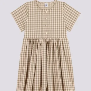 ABITO A MANICHE CORTE IN SEERSUCKER BAMBINA