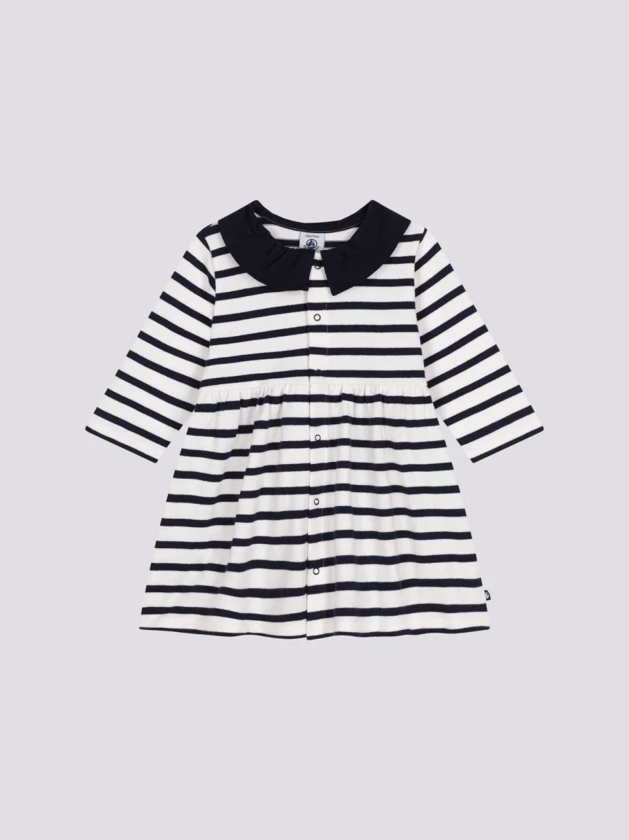 ABITO A RIGHE IN JERSEY SPESSO PER BEBÈ