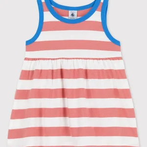 ABITO BEBè SENZA MANICHE IN JERSEY A RIGHE