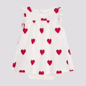 ABITO BODY PER BEBÈ CON MOTIVO A CUORE