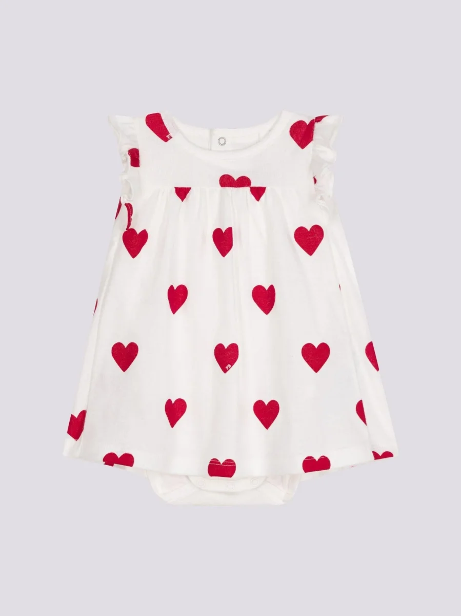 ABITO BODY PER BEBÈ CON MOTIVO A CUORE