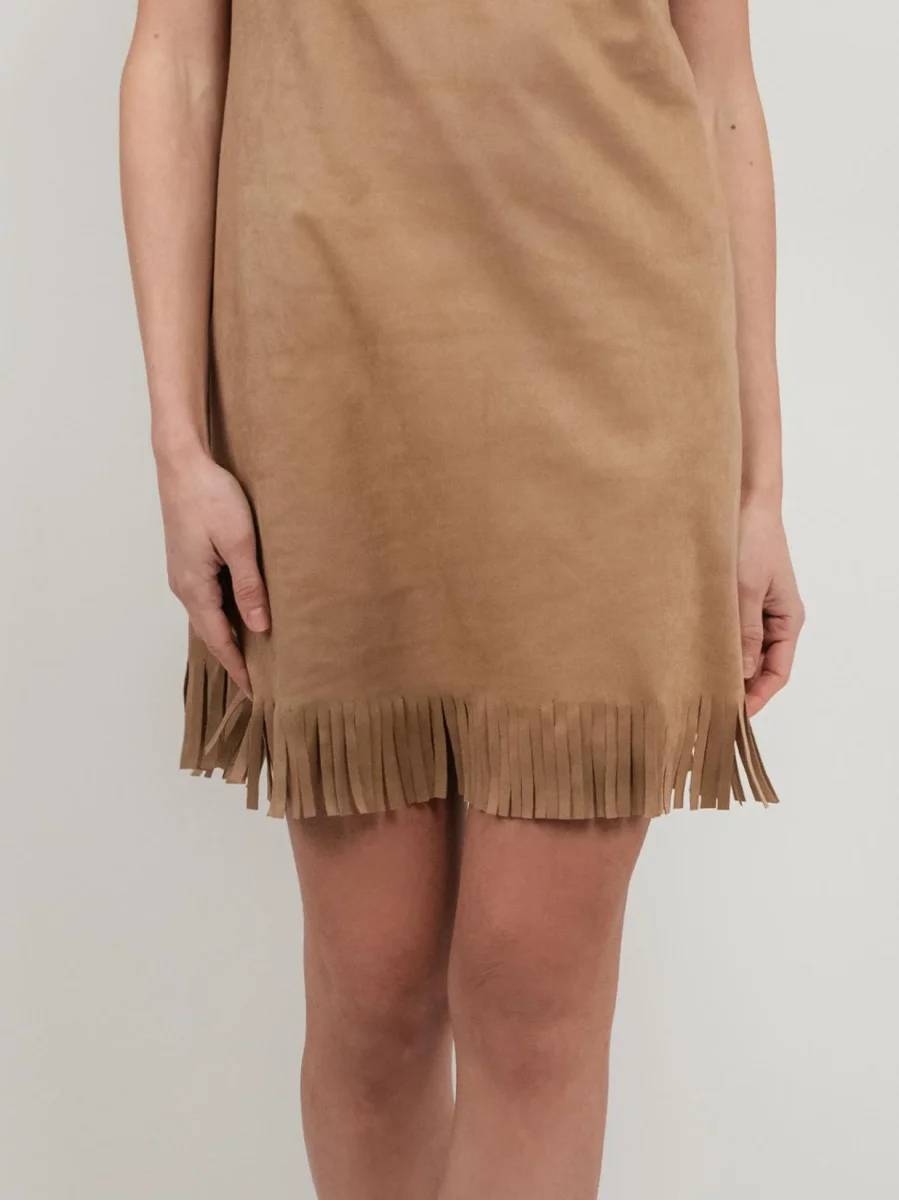 ABITO CON FRANGE CAMMELLO - immagine 3