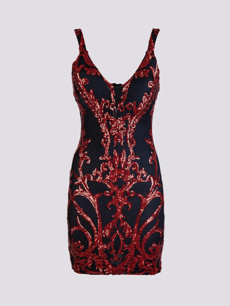 ABITO CORTO PAILLETTES