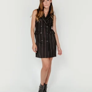 ABITO GILET GESSATO TESTA MORO