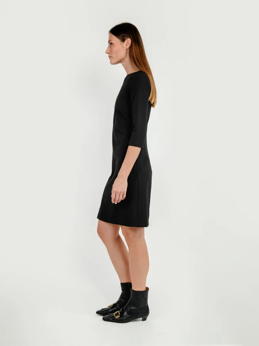 ABITO TUBINO CON MANICA A 3/4 NERO - immagine 3