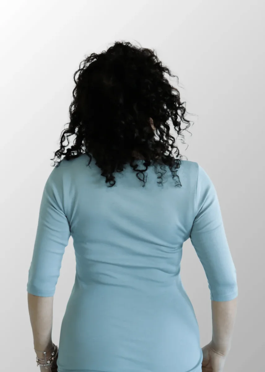 Maglia manica 3/4 Nathalie in Cotone Seta - immagine 7