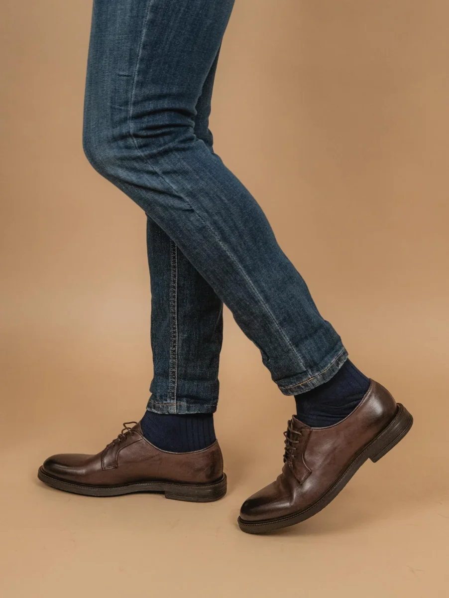 ALLACCIATA IN PELLE TESTA MORO - immagine 6