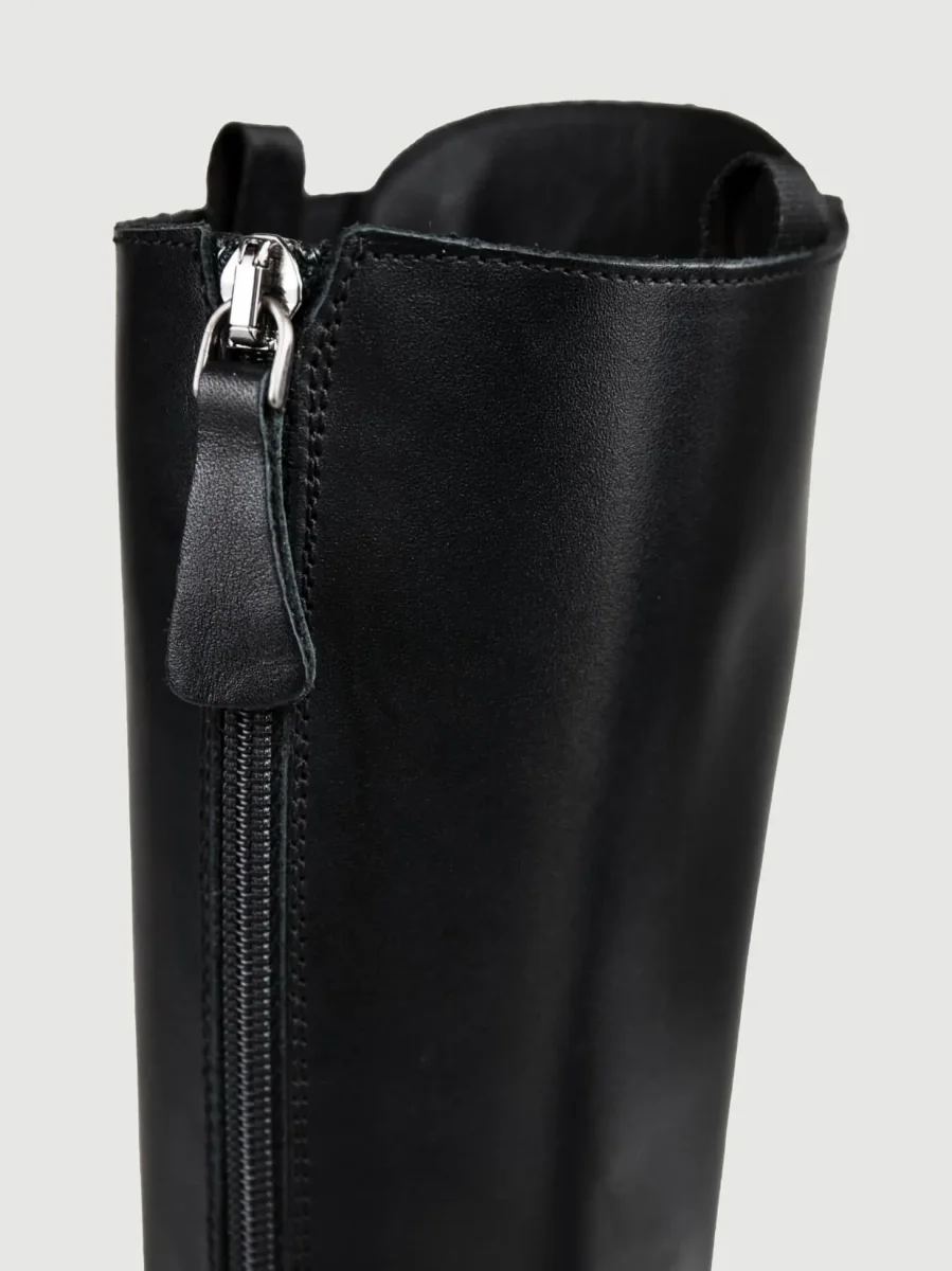 ANFIBIO ALTO IN PELLE CON ZIP POSTERIORE - immagine 5