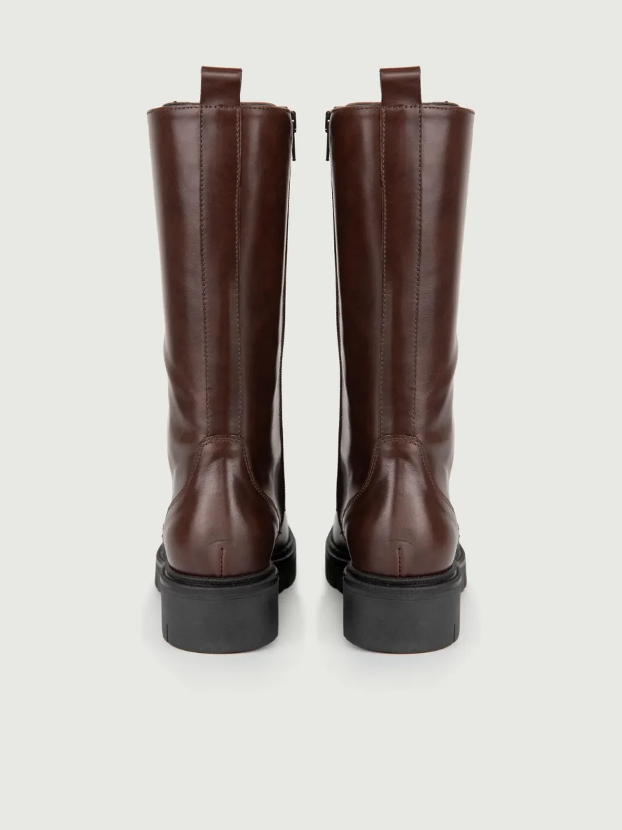 ANFIBIO ALTO IN PELLE MARRONE - immagine 4