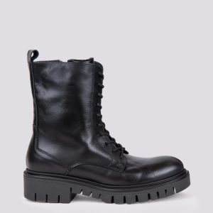 ANFIBIO BiMOR ALLACCIATO IN PELLE NAPPA NERO