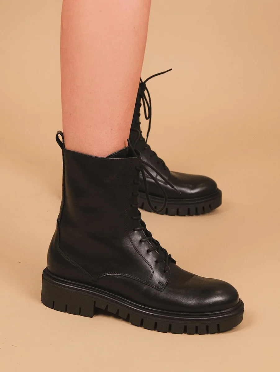 ANFIBIO BiMOR ALLACCIATO IN PELLE NAPPA NERO - immagine 7