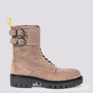 ANFIBIO BiMOR CON DOPPIA FIBBIA IN CAMOSCIO BEIGE