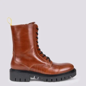 ANFIBIO BiMOR IN PELLE SPAZZOLATA COLOR BRUCIATO