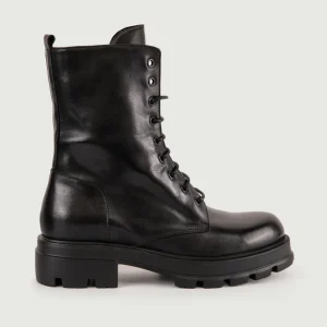 ANFIBIO IN PELLE NERA CON PARA EXTRALIGHT