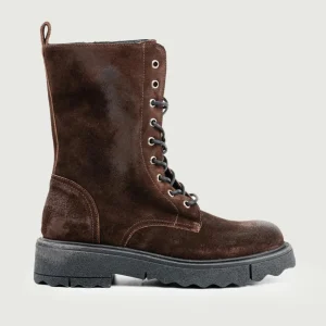 ANFIBIO IN PELLE SCAMOSCIATA TESTA MORO