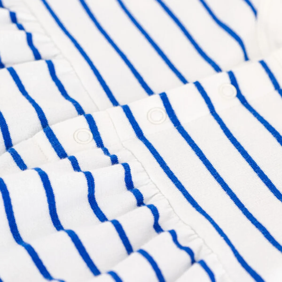 Abito In Tessuto Felpato Bebè Con Body Integrato - immagine 4