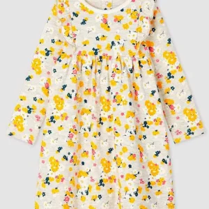 Abito a maniche lunghe a fiori