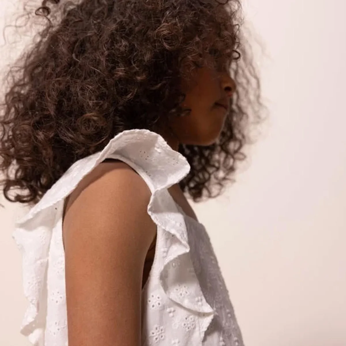 Abito bambina in pizzo sangallo - immagine 5