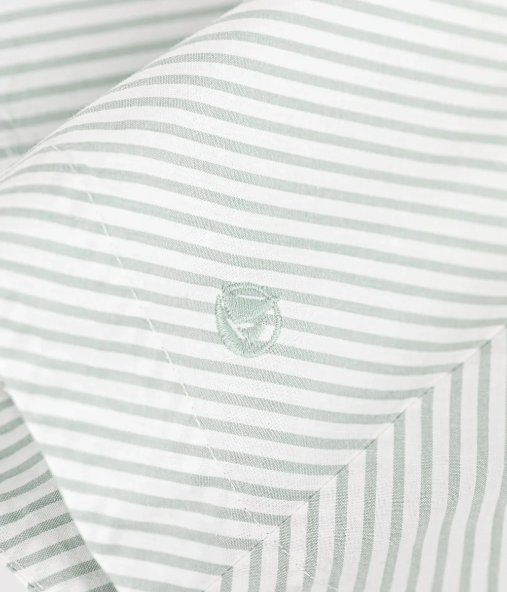 Abito senza maniche in cotone a righe bambina - immagine 4