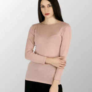 Maglia manica lunga Dafne in Cotone Seta