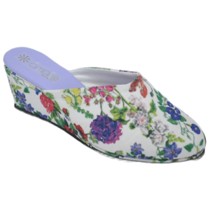 Beatrice Floreale: Pantofole da Donna in cotone stampato