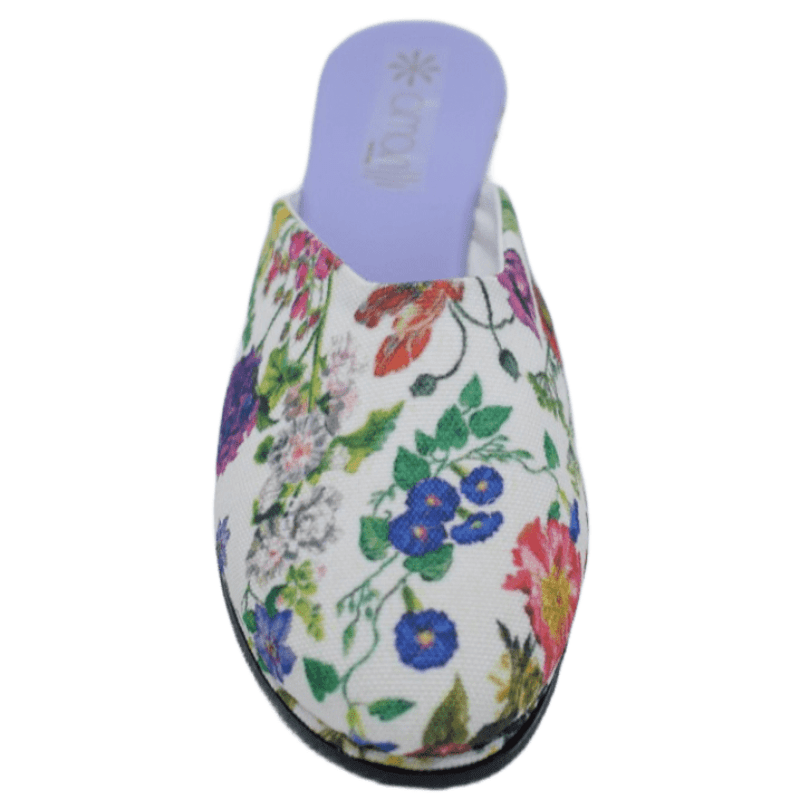 Beatrice Floreale: Pantofole da Donna in cotone stampato - immagine 5