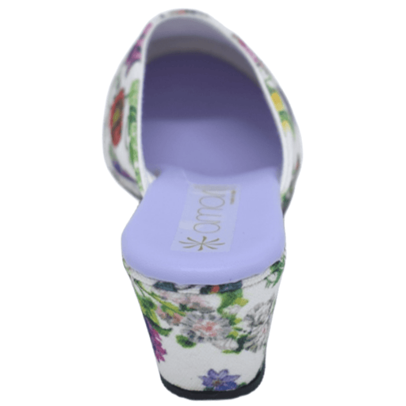 Beatrice Floreale: Pantofole da Donna in cotone stampato - immagine 4