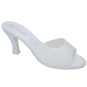 Farfalla: Ciabatte da Sposa in raso Tacco 8