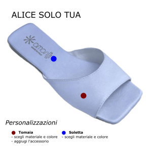 Alice Solo Tua – Ciabatte da Personalizzare