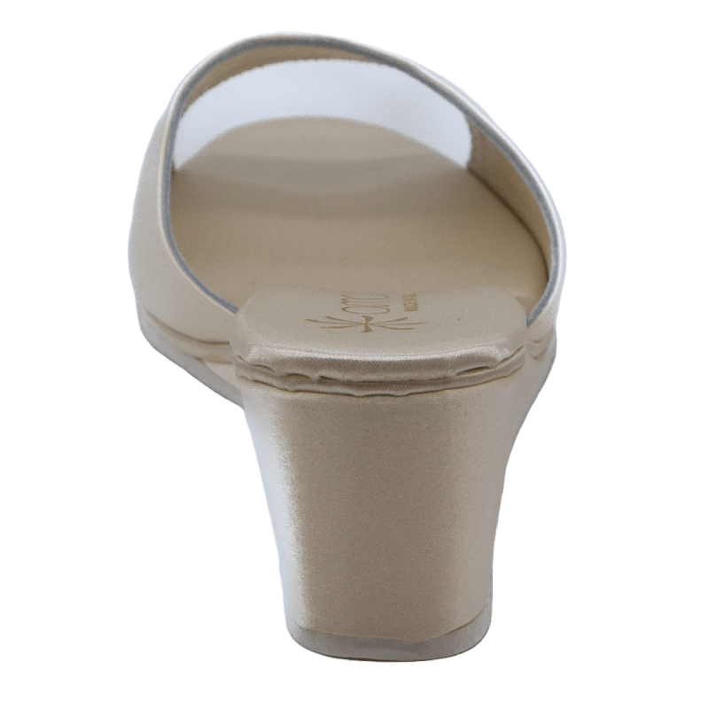 Stefania: Pantofole da Sposa in Raso - immagine 5