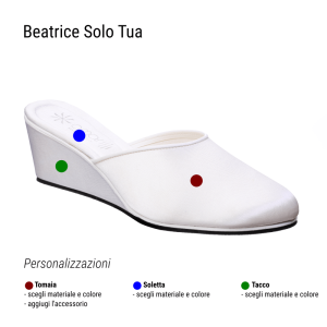 Beatrice Solo Tua – Pantofole da Personalizzare