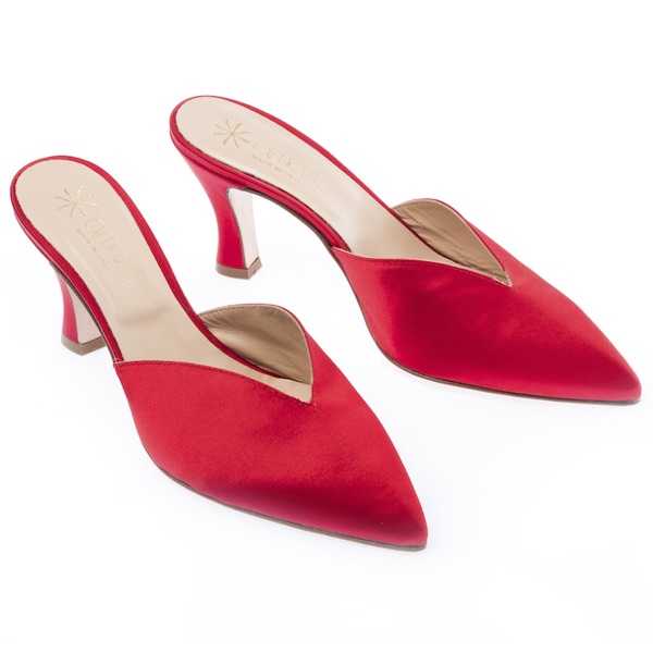 Aurora: Sabot con tomaia in Raso