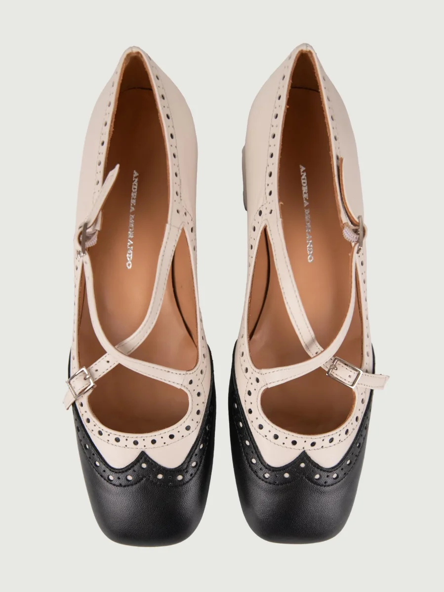 BALLERINA BICOLORE CON CODA DI RONDINE - immagine 4