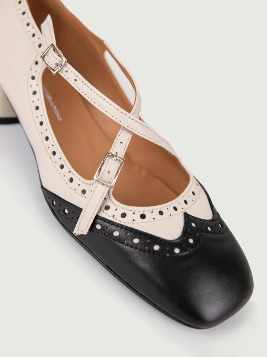 BALLERINA BICOLORE CON CODA DI RONDINE - immagine 5