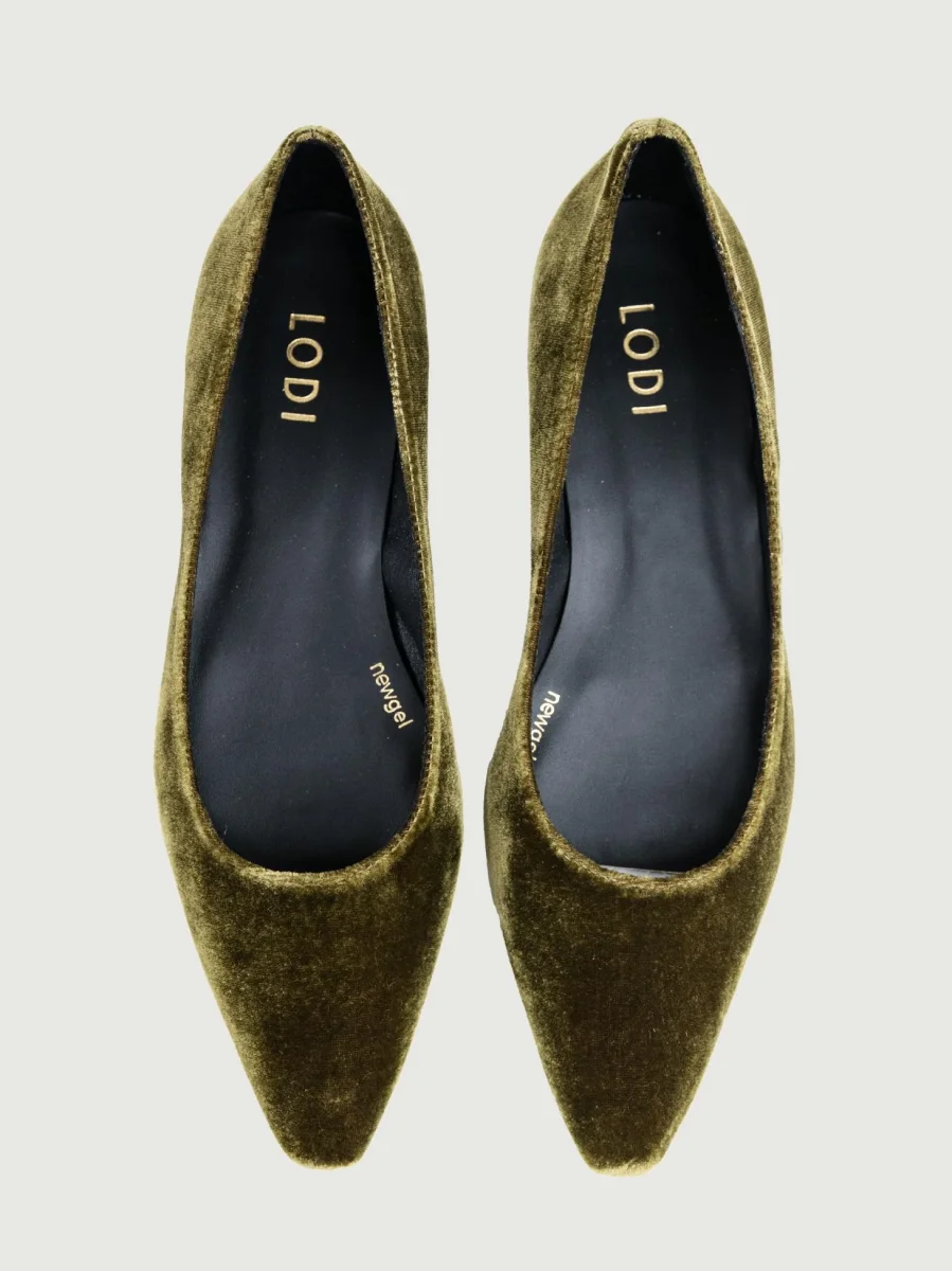 BALLERINA IN VELLUTO VERDE MUSCHIO - immagine 5