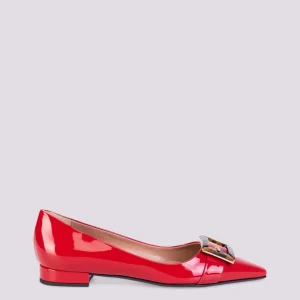 BALLERINA IN VERNICE CON FIBBIA