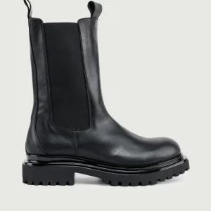 BEATLES CON PROFILI LUCIDI IN PELLE NERO