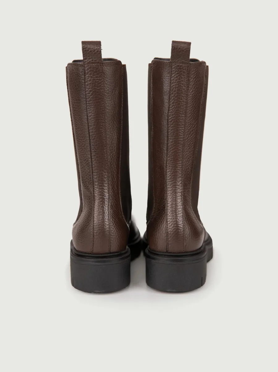 BEATLES IN PELLE MARTELLATA MARRONE - immagine 4