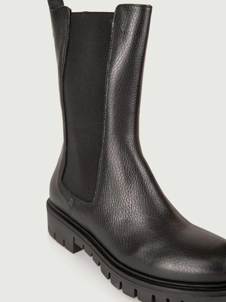 BEATLES IN PELLE MARTELLATA NERA - immagine 6