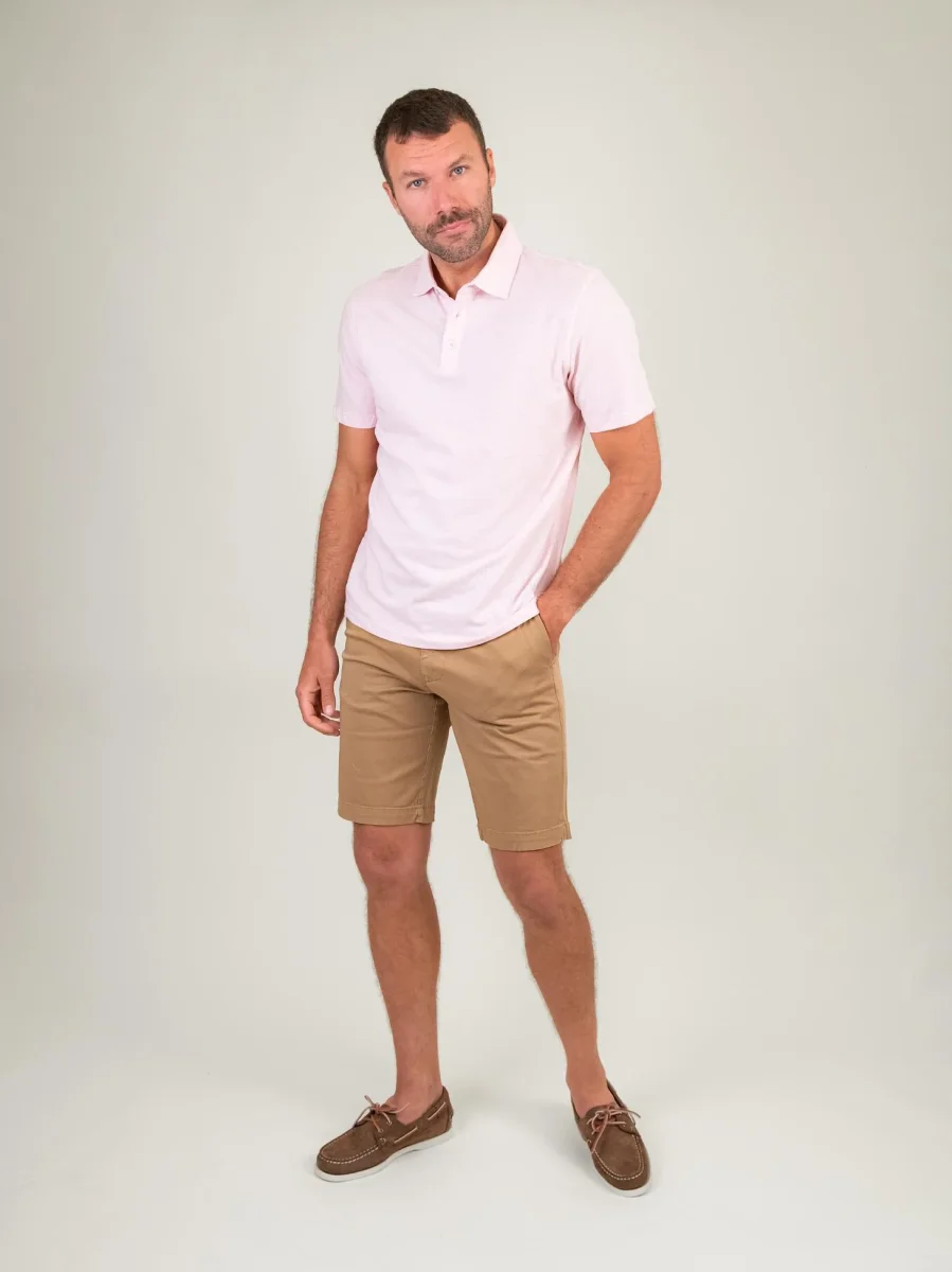 BERMUDA BEIGE CON TASCHE A FILO - immagine 6