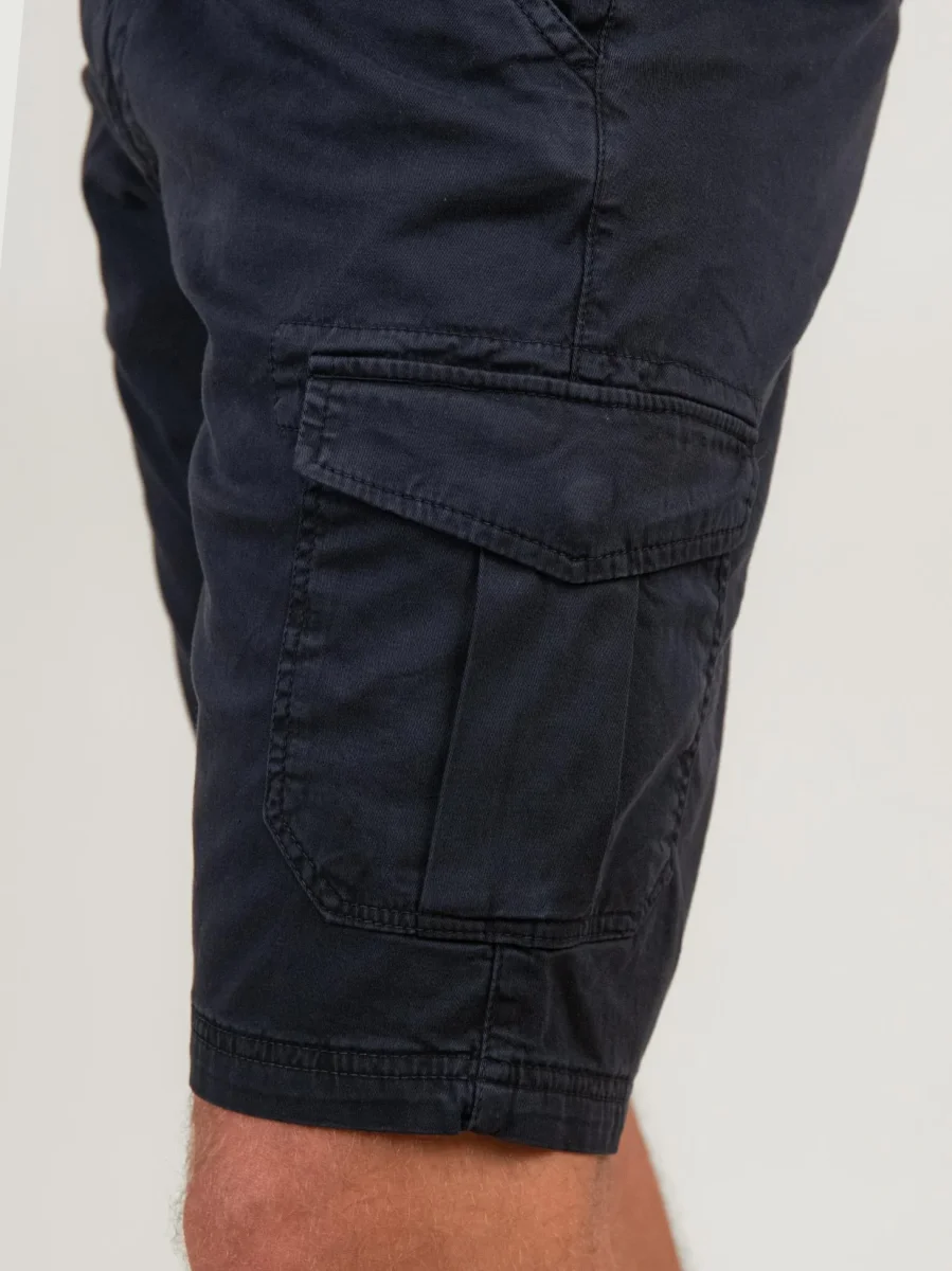 BERMUDA BLU NAVY CON TASCONI - immagine 5