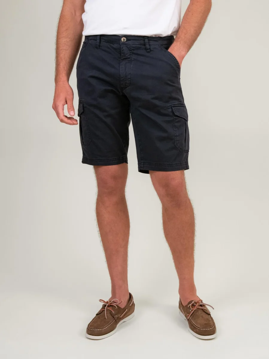 BERMUDA BLU NAVY CON TASCONI